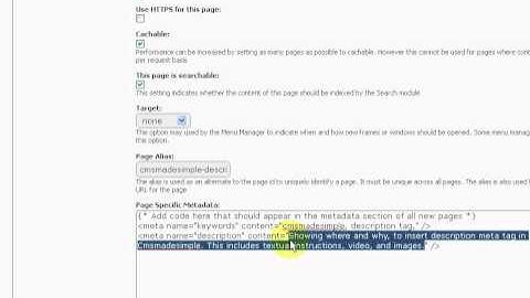 Description Tag for CmsMadeSimple | Seo Galway