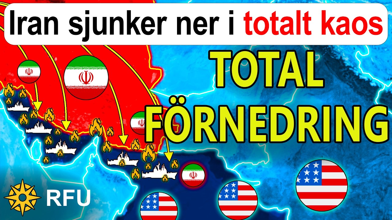 Iran sänker egna skepp: Total kollaps i ledningskedjan och massivt kaos till sjöss | RFU News