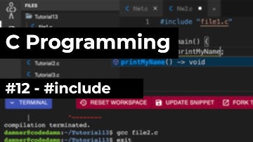 C Programming #12: Preprocessor directives