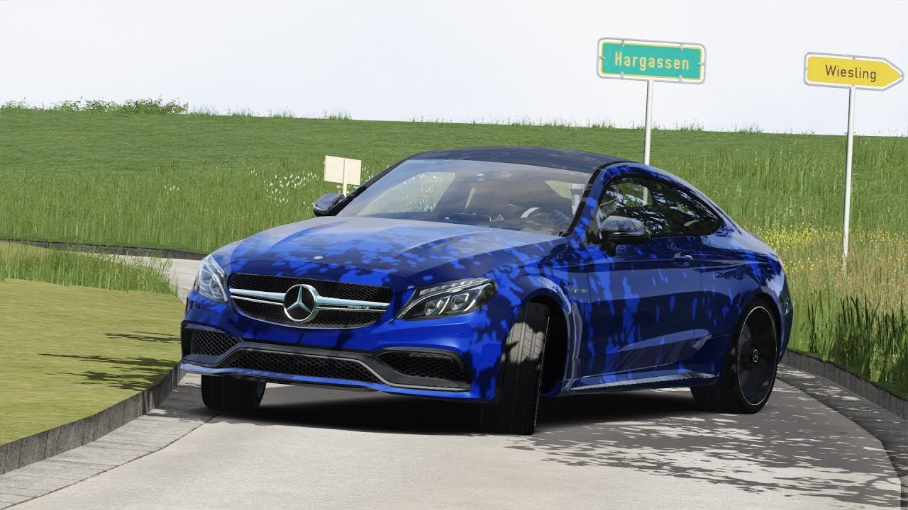 Mercedes Amg C S Coupe On Country Side Roads Assetto Corsa Youtube