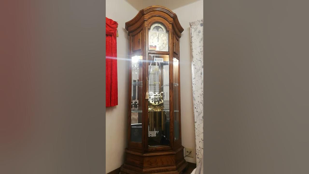 Howard Miller Grandfather Clock plays Westminster Chime YouTube