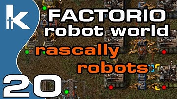 Factorio Rascally Robots | Robot World Mod Ep 20