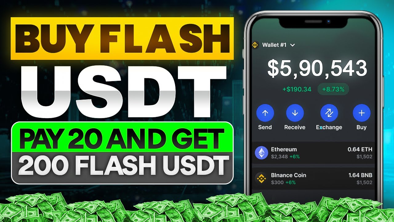 Buy flash Usdt unlimited | TRC20 , BEP20 , ERC20
