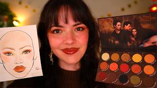 ASMR Giving You a Fall Makeup Look 🍁🍂 (Twilight, layered sounds, pampering) screenshot 5