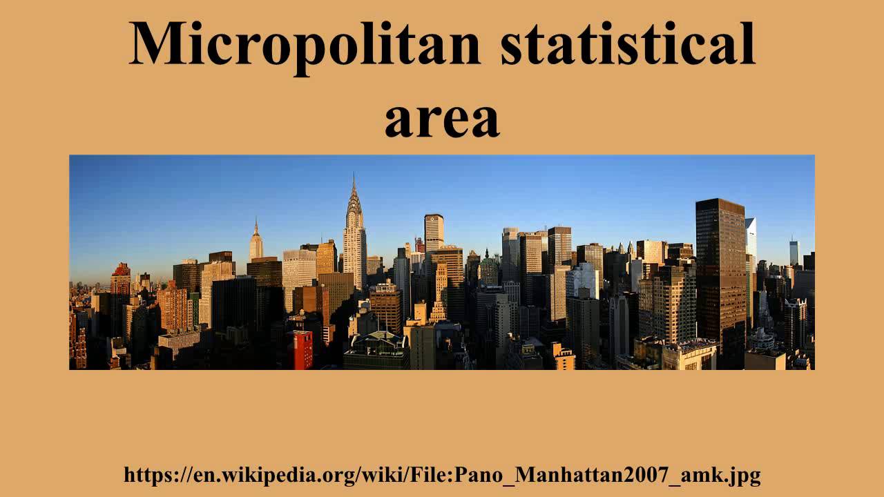 Micropolitan statistical area