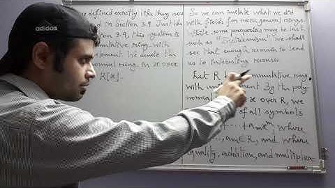 Ring Theory (from Topics in Algebra by I. N. Herstein, 2nd Edition) (Part 70)