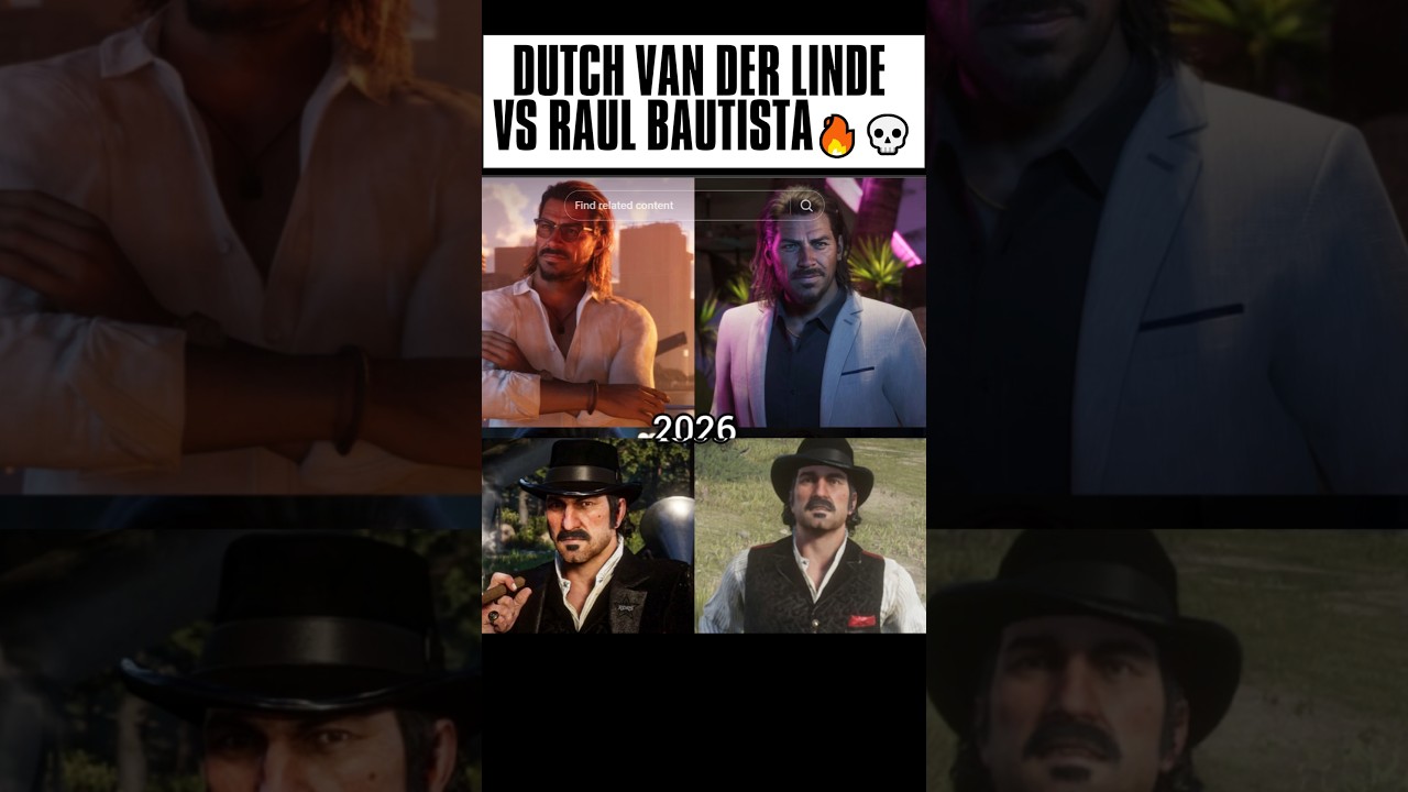 Dutch Van Der Linde VS Raul Bautista GTA 6 Gta Gta6 Gtavi 
