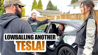 LOWBALLING ANOTHER TESLA!
