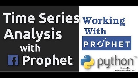 Time Series Analysis  with Facebook