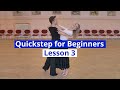 Quickstep for beginners lesson 3  natural spin turn