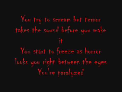 Michael Jackson Thriller Lyrics