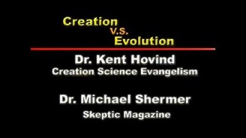 Dr. Kent Hovind vs Dr. Mike Shermer - Creation vs Evolution College Debate