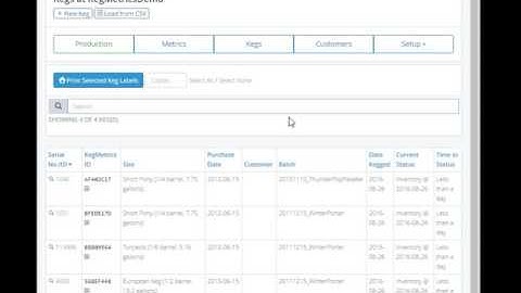 Search Available Inventory KegMetrics BiteSize Feature