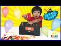 Blast box balloon explosion pop challenge family fun egg surprise toys for kids