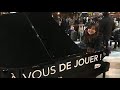 パリの駅ピアノでトルコ行進曲弾いてみた Turkish March at the station in Paris!