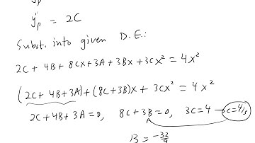 Math 24 Section 4.6: Undetermined Coefficients Annihilator Approach