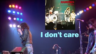 Ramones - I don&#39;t care [manuall made footage]