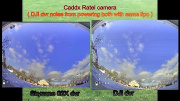 DJI analog dvr comparison to Skyzone 02X (with runcam nano2, caddx ratel, foxeer falkor)