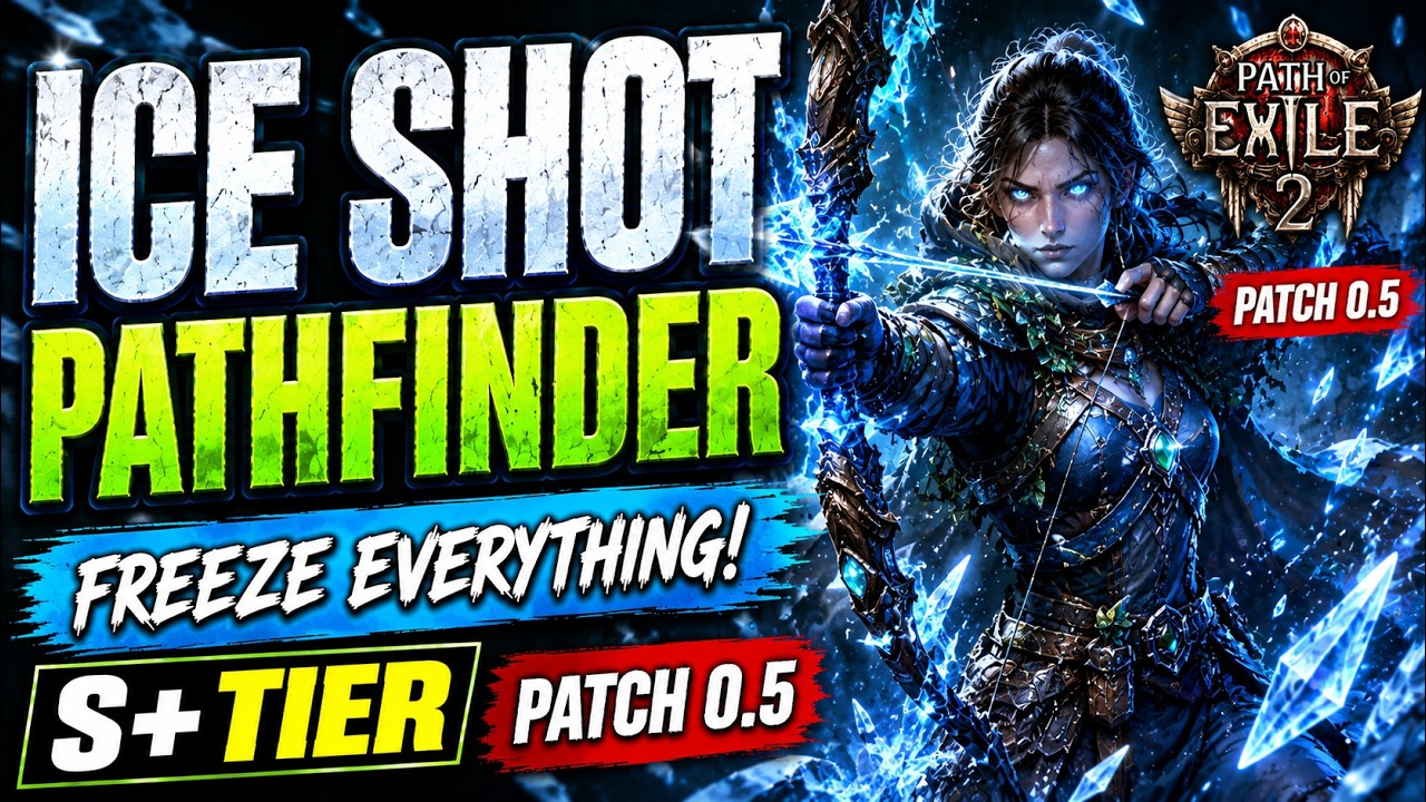 ICE SHOT PATHFINDER BUILD GUIDE | PATH OF EXILE 2 PATCH 0.5