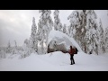 Быстрый лыжный поход на Воттоваару в -35. Никита Юринов и Роман Важнов @ Lightpacker Fest 2017