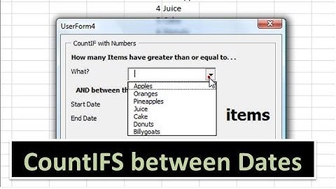 CountIFS with Dates - Excel VBA