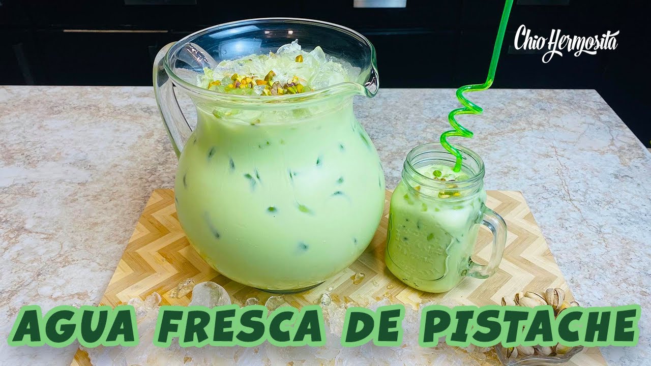 Top 97+ imagen receta para hacer agua de pistache