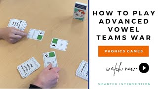 Phonics Games | How to Play Advanced Vowel Teams War
