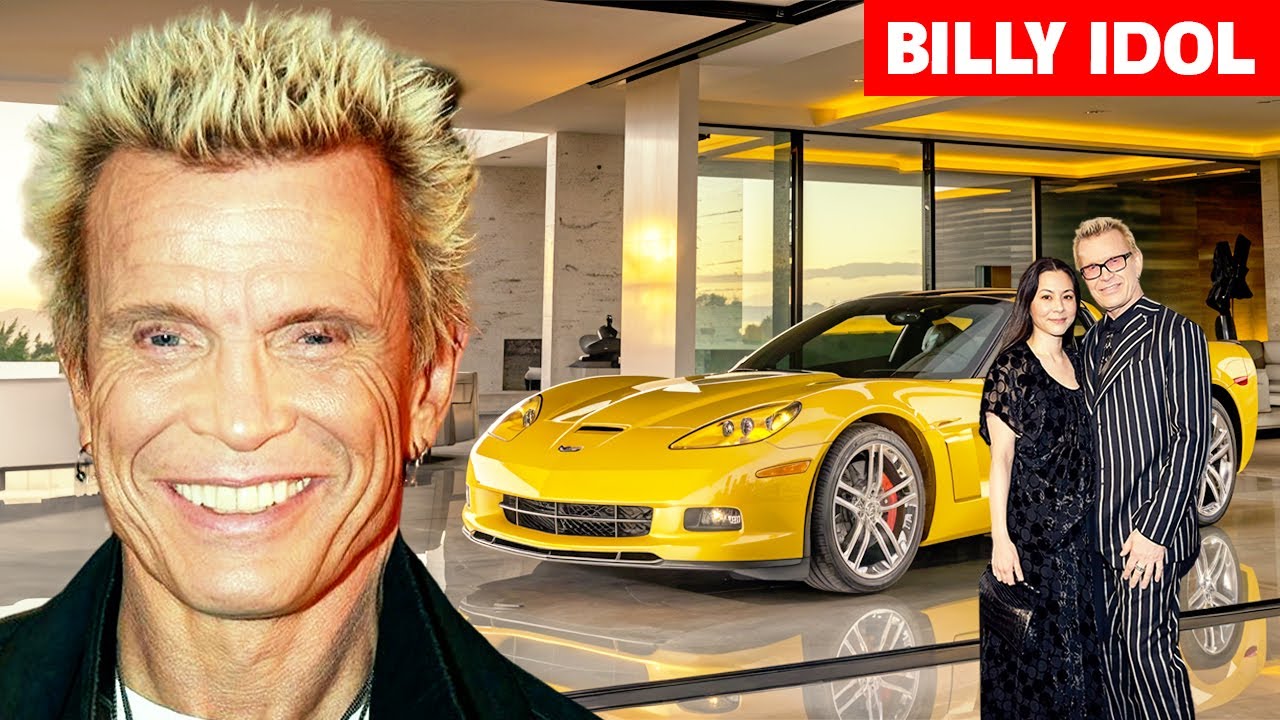 Billy Idol's $15 million mansions ★ Car Collection ★ Lifestyle - YouTube