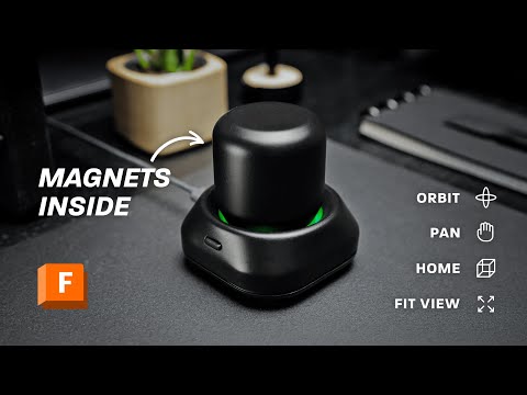 видео: I Made my own Space Mouse for Fusion 360 using Magnets (DIY)