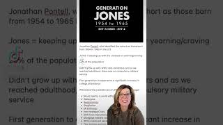 What Is Generation Jones?