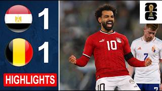 Belgium vs Egypt 1-1 Highlights | High Drama & Late Equalizer! 🤯⚽ Fifa 2026