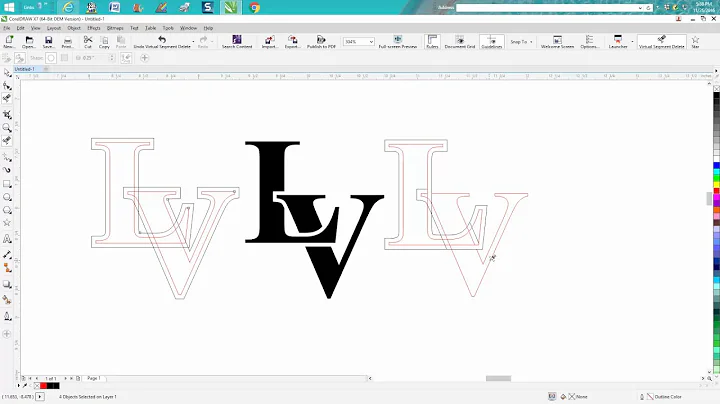 Skapa snygga textlogotyper med Corel Draw - Tips och trick