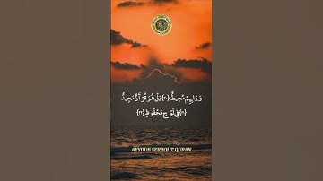 سورة البروج الآية 17-22 تلاوة الشيخ الدوسري