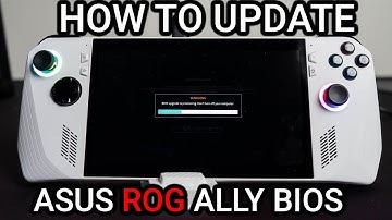 How to Update your BIOS on ASUS ROG Ally! MyAsus, Winflash & Asus EZ Utility!