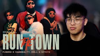 ខ្មែរនិងថៃ Hiphop Song | F.HERO x VannDa Ft. 1MILL & SPRITE - RUN THE TOWN [REACTION]