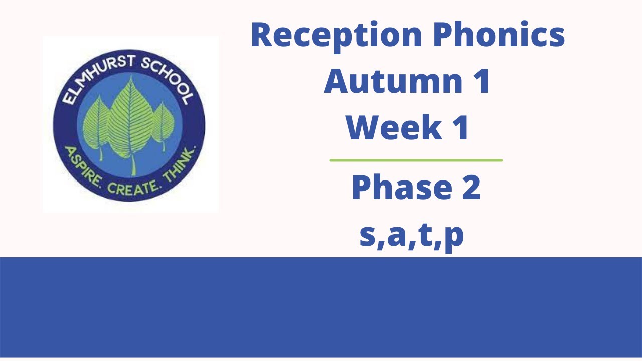 Reception | Phonics Autumn 1 | Week 1 - S, A,T, P