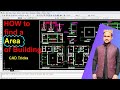 How to find a Area in Autocad | Autocad ke madad say area find karnay ka tareka.
