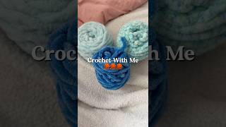 Crochet With Me 🪼🧶 #crochet #crocheter #amigurumi #crochetplushie #crocheting #crochetwithme #yarn