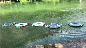 River Cleaning Successful Test on Brenta River - Cleaning Plastic Trash!