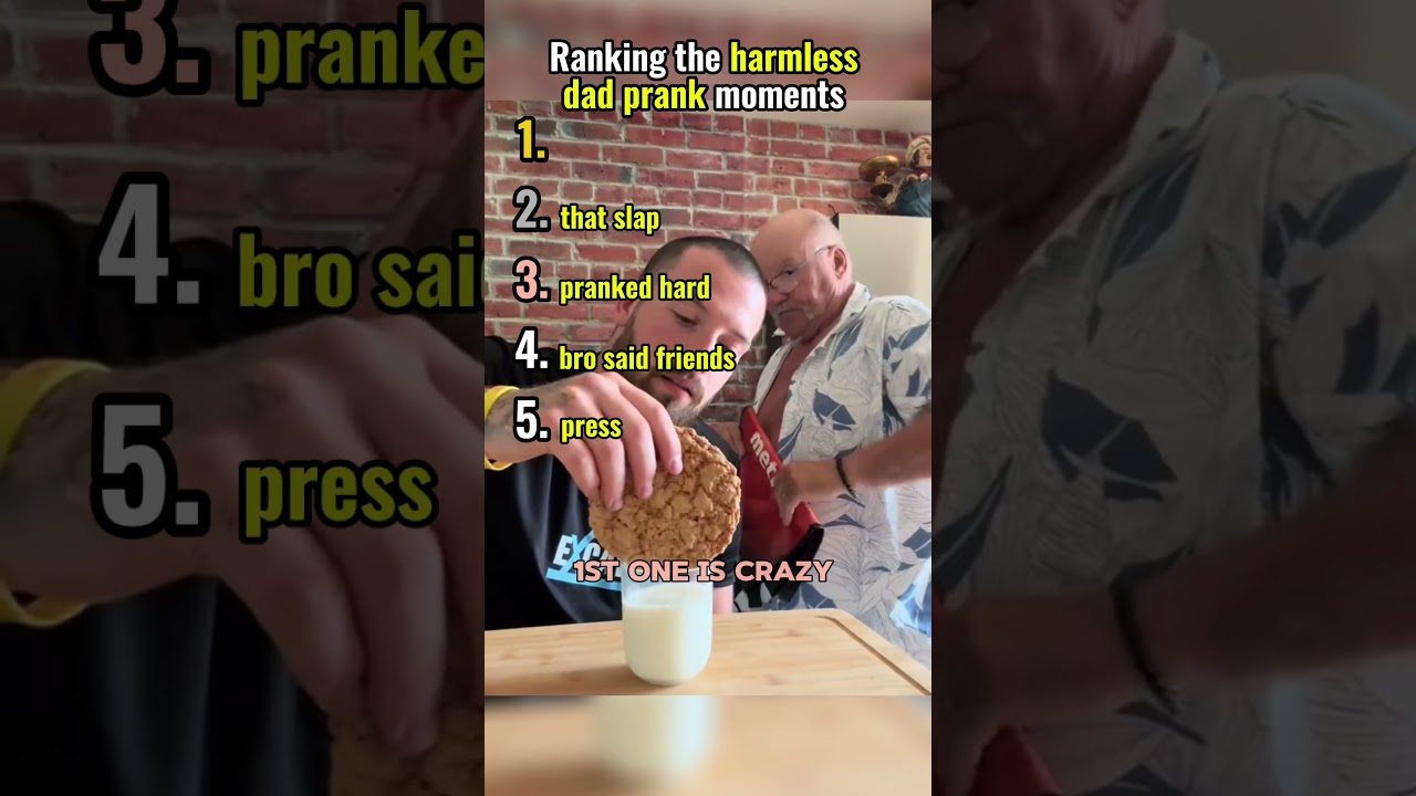 Ranking the harmless dad pranks moments 😂