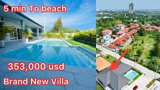 EP 218 LOCATION 5 MIN TO BEACH BRAND NEW POOL VILLA HUAHIN THAILAND