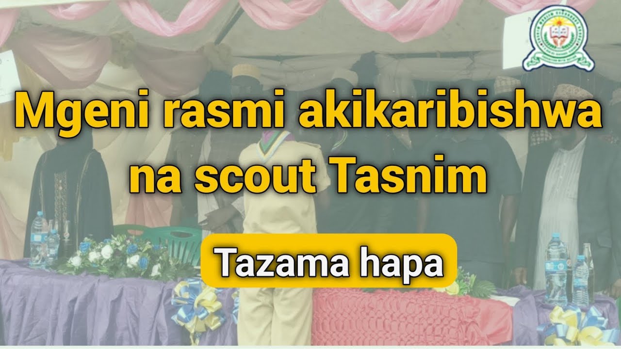 Mgeni Rasmi Akikaribishwa kwa Heshima na Scouts | Mahafali ya Kidato cha Nne Tasnim 2024