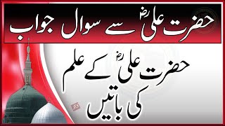 Question and Answer with Hazrat Ali | Words of Knowledge of Imam Ali | Islam My True Belief screenshot 5