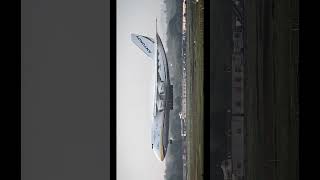 AN124-100 Ruslan landing at MAA on a foggy morning via rwy 07