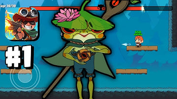 Gun Run: Auto Shooting Sniper || Gameplay Walkthrough Part 1 || Tutorial (Android, IOS)