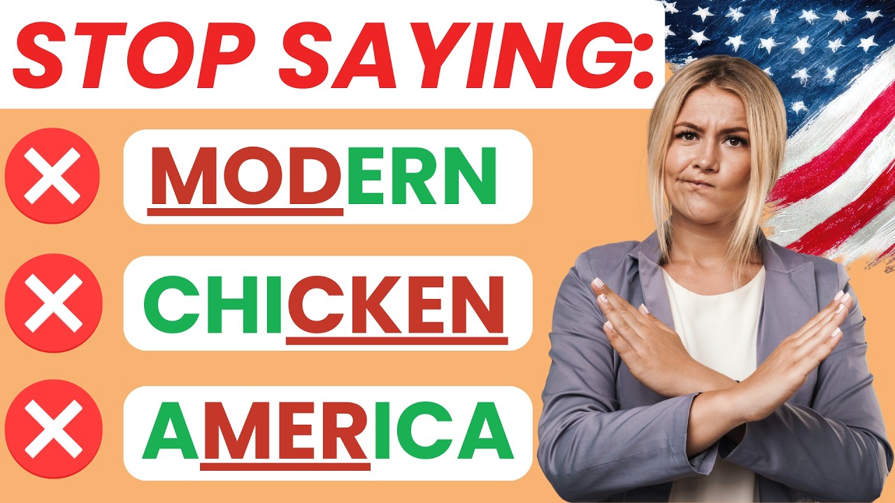 YOU Are PRONOUNCING These English Words WRONG? Take This Word Stress Test for Beginners #quiz