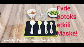 Doğal Botoks-Maske. Kırışıksız Ve Canlı Cilt Kazanın