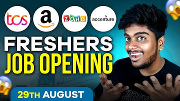 This week Freshers job Opening Update🤯| Apply Now | IT job openings Update Tamil 2024