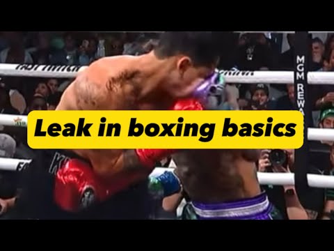 Ryan Garcia and his leak in boxing basics. - YouTube