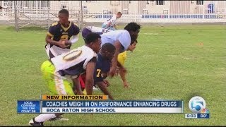 Performance enhancing drugs and high school students
